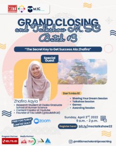 Read more about the article Grand Closing and Talkshow M.SC Batch 3